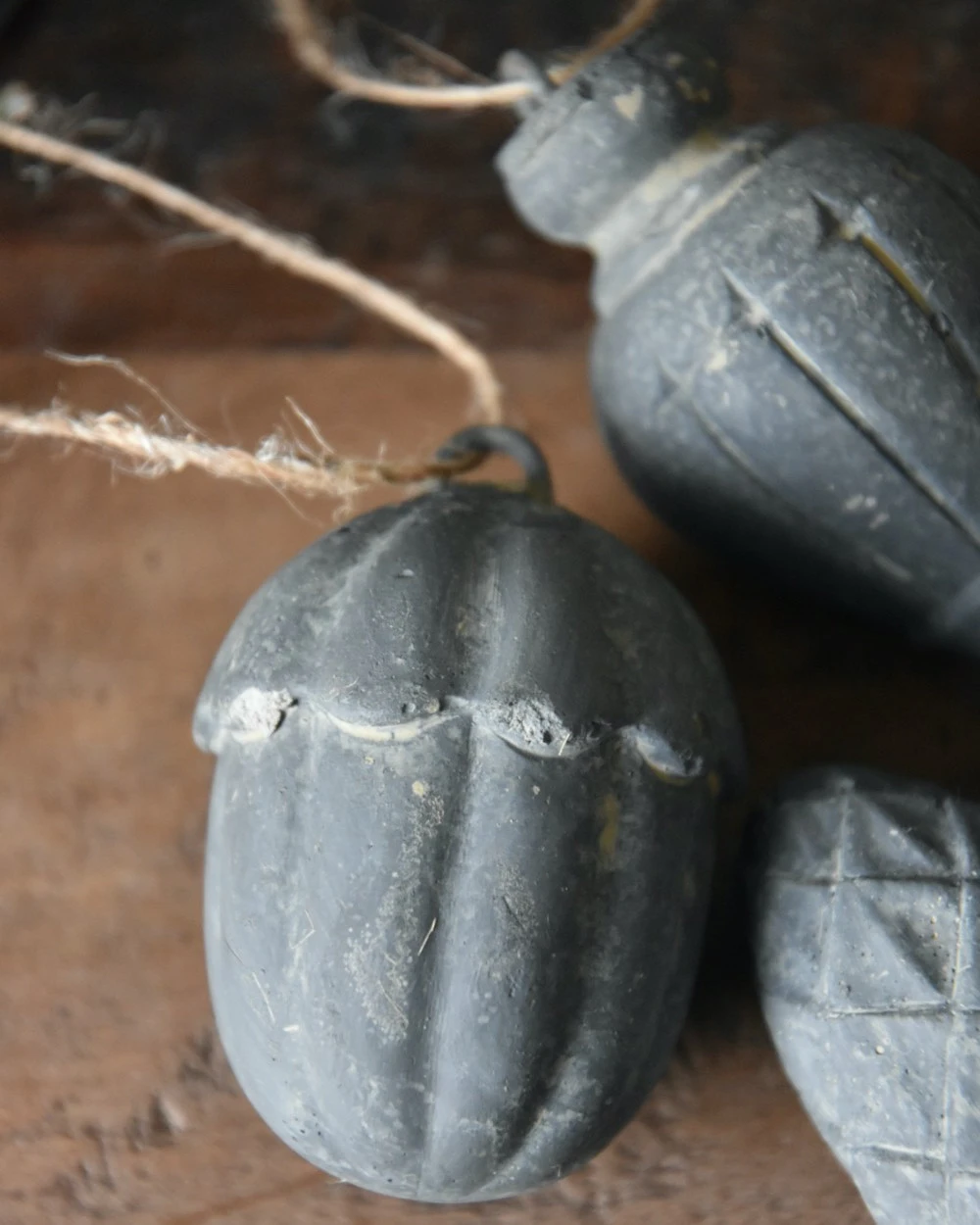 Set Van 5 Verschillende Aardewerk Hangers, Brynxz 9 Set Van 5 Verschillende Aardewerk Hangers, Brynxz - Afbeelding 7