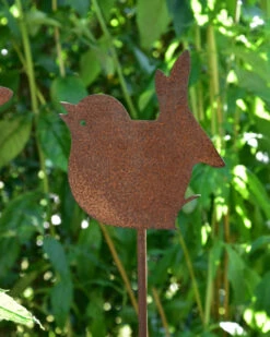 Tuindecoratie Prikkers Ecoroest Set Van 3 Vogeltjes -Woondecoratie tuindecoratie prikkers ecoroest set van 3 vogeltjes 2