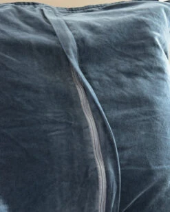 Velours Kussen Historical Blue, IB Laursen -Woondecoratie velours kussen historical blue ib laursen 6