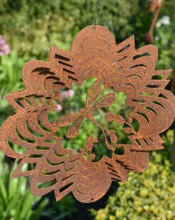 Windvanger Libelle In Bloemmotief Ecoroest Tuindecoratie 12 Windvanger Libelle In Bloemmotief Ecoroest Tuindecoratie -Woondecoratie windvanger libelle in bloemmotief ecoroest tuindecoratie 3