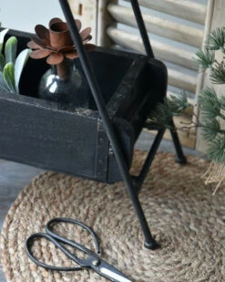 Zwart Metalen Etagère Standaard, IB Laursen 12 Zwart Metalen Etagère Standaard, IB Laursen -Woondecoratie zwart metalen etagere standaard ib laursen 2