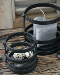 Zwart Metalen Houder Atmosphere Groot, Brynxz -Woondecoratie zwart metalen houder atmosphere groot brynxz 6