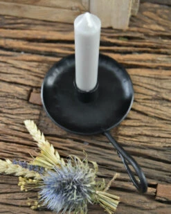 Zwarte Metalen Kandelaar Met Oor, IB Laursen -Woondecoratie zwarte metalen kandelaar met oor ib laursen 5