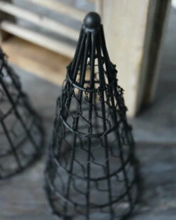 Zwarte Punt Draad Manden Set Van 3 Maten, Brynxz. -Woondecoratie zwarte punt draad manden set van 3 maten brynxz 6